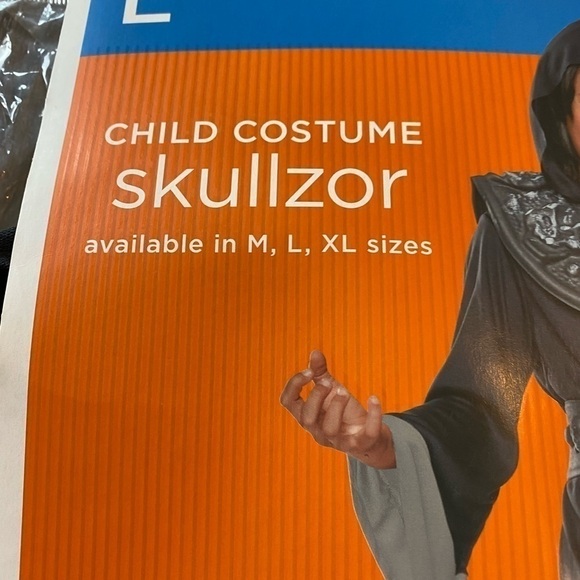 NWT skillzor kids Halloween costume skull ninja size large - Picture 2 of 6